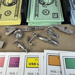 Monopoly United States Navy Edition Complete Parker Brothers 2000 Board Game