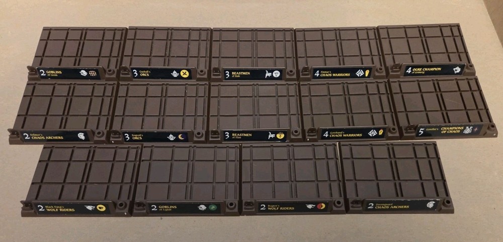 Vintage Battle Masters The Epic Game of Fantasy Battles Game Plastic Boards Only