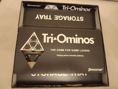 Vintage 1985 Tri-Ominos Triangular Domino Pressman Game age 8-adult, 2-6 players
