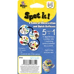 Zygomatic Spot It! Camping Card Game (Eco-Blister)| Matching Game | Fun Kids
