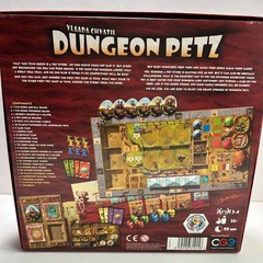 DUNGEON PETZ BOARD GAME Complete Czech Games Edition Some Stickers Used