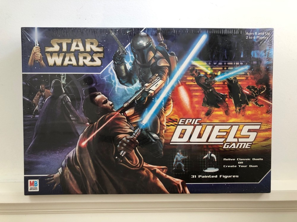 Star Wars Epic Duels Game By Milton Bradley Boardgame Hasbro 2002 SEALED NEW