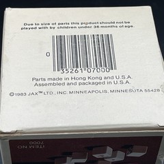 Vintage 1983 Fast Freddy’s Hong Kong Dice Game Jax Box Instructions Complete