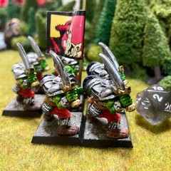 Gazkull’s Orc Thugs 7 Painted Miniatures Battle Masters