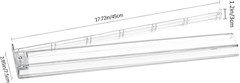 Compact Clear Acrylic Mahjong Rack & Pusher Combo – Set of 4 for Modern Games