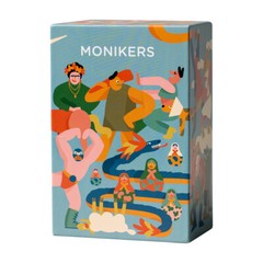 Monikers Party Game Base Core Palm Court Asmodee MON00 Family Card Charades Clue