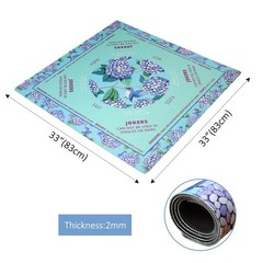 Green Mahjong Learning Mat 33″ x 33″ – Anti-Slip, Noise-Reducing, Carrying Bag I