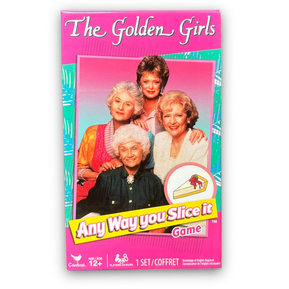 The Golden Girls Any Way You Slice It Party Game Spinmaster Cardinal Cheesecake