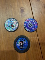 HUGE 1990s POG Collection 400+ Caps Holographic Horror Poison 90’s Collection