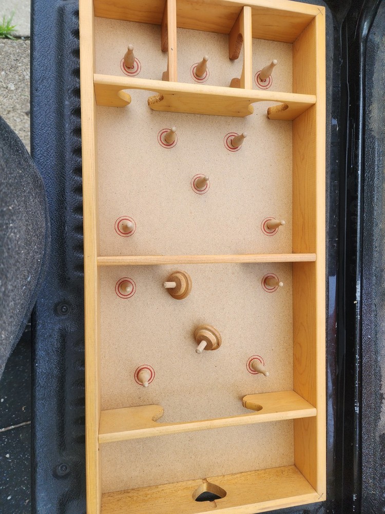 Vintage Merdel Skittles No. 401 Spin-Top Bowling Game – Original Box – Complete
