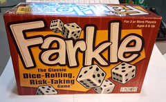 Farkel Game by Patch Complete Boxed Game 6 Dice Cup Score Sheets Instructions