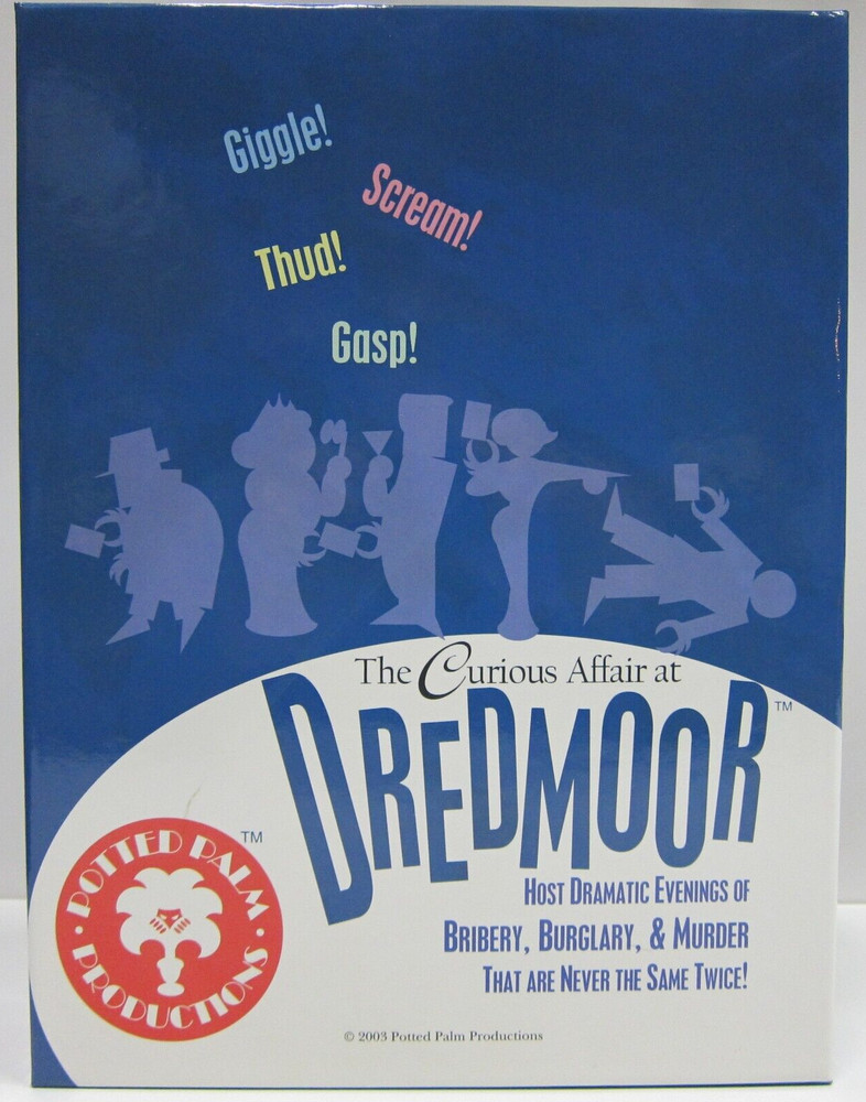 The Curious Affair at Dredmoor Mystery Party Game (Clue Style Dinner Party Game)