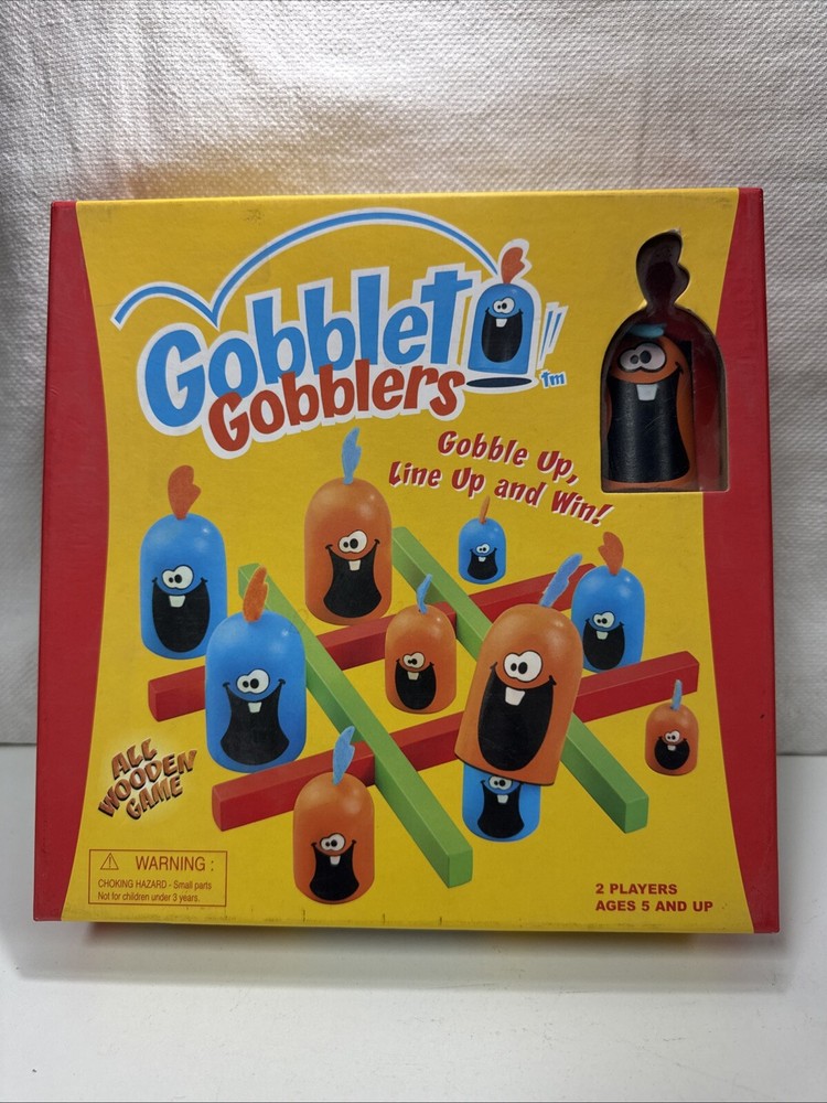 Tic tac toe Gobblet Gobblers Blue Orange games wooden board game new age 3D