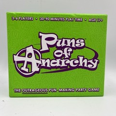 Puns of Anarchy – The Outrageous Pun-Making Party Game • Complete • Excellent