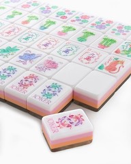American Mahjong Game Set, 160 engraved Pearlescent Layered Tiles delivered 7/22