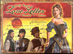 Z-Man Games – Love Letter Premium Edition Board Game – COMPLETE! ART SLEEVES!