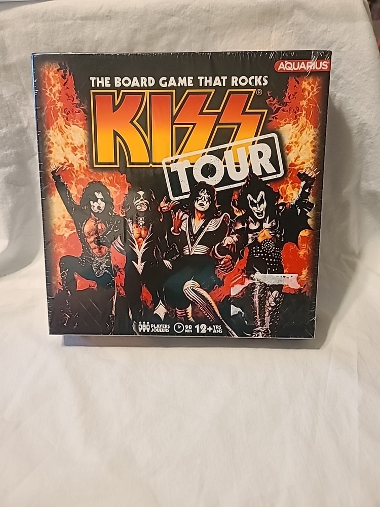 KISS Tour Board Game Aquarius Gene Simmons Paul Stanley Ace Frehley NEW SEALED