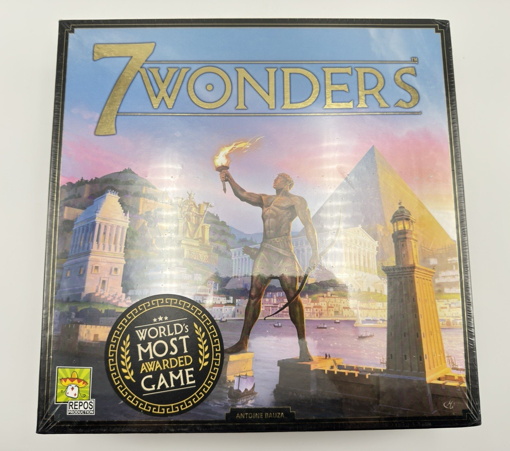 7 Wonders – Board Game by Repos Production – 3-7 Players – Ages 10+ Brand New