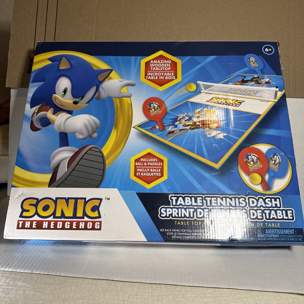 Sonic the Hedgehog Table Tennis Dash – Table Top Edition | Family Game 2025 New