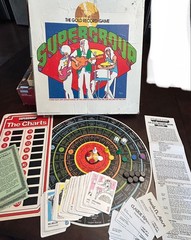 RARE Vintage Supergroup Gold Record Board Game 1973 Instructions Missing Parts