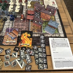Vintage Hero Quest Board Game System 1401 Milton Bradley 1989/1990 Incomplete