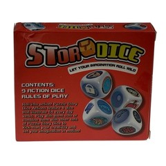 Orange Story Dice 9 Actions Storytelling Cubes Stories Party Game Education Toy