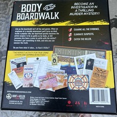 Hunt A Killer Body On The Boardwalk Board Game Complete