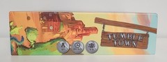 Tumble Town dice game. Lots of Colorful Dice to Stack Up! Fun Board Game Solo +