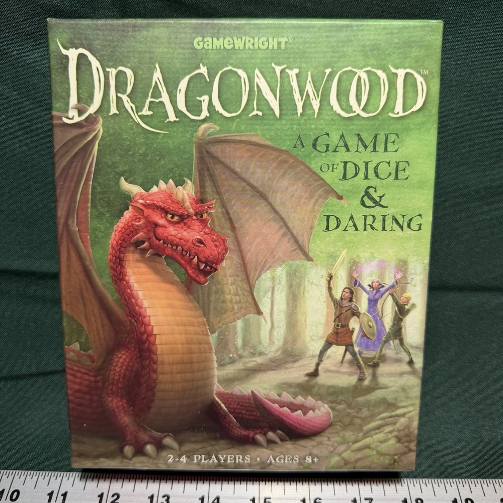 Gamewright Dragonwood A Game of Dice & Daring Board Game Complete Free Shipping