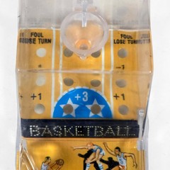 Plastic Basketball Pinball Game • Durham Industries • Hong Kong • Vintage 1975