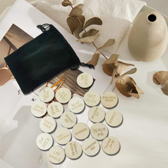 20Pcs Date Night Activity Tokens, Valentines Ideas Gifts for Couples, Funny Wood