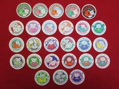 26 Taj of Honolulu & Clubhouse promotional pogs Stanpac milk caps Hawaii 1993
