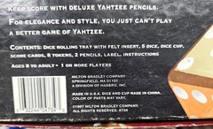 Yahtzee Deluxe Edition Gold Dice Vintage 1997 Game Shake, New Pencils Complete
