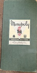 Parker Bros Monopoly 1930s Game with Board and Accessories- see description.