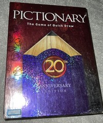 Pictionary The Game of Quick Draw 20th Anniversary Edition Parker Brother Hasbro