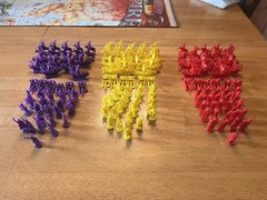 Conquest of the Empire Board Game Eagle Games Version 2005 Nearly Complete Figs