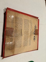 VINTAGE Antique PITCH EM Game of Indoor Horse Shoes in Original Box