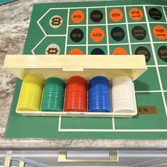 Waco Electro Roulette Vintage Game Set w/ Box Chips Mat Instructions