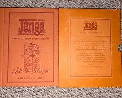 Jenga Vintage Bookshelf Edition