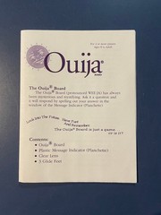Glow-in-the-Dark Ouija Board Game Parker Brothers 1998 COMPLETE