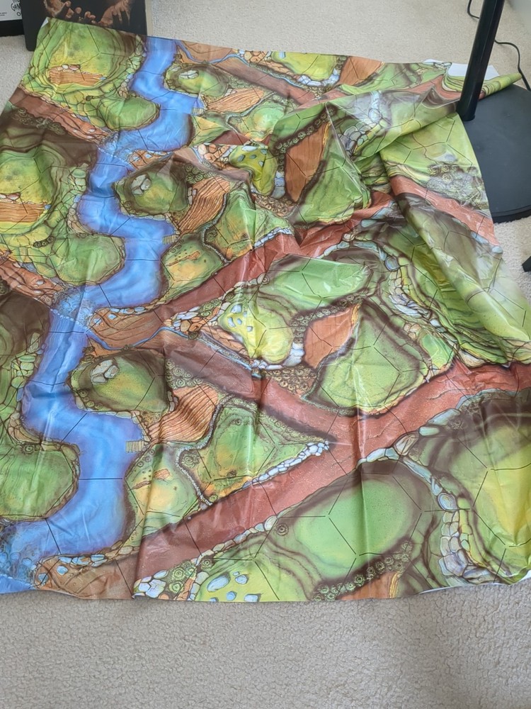 Battle Masters 1992 Vinyl Battle Mat 55×57 Warhammer REPLACEMENT PART ONLY – VG+