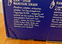 KLASK Magnetic Tabletop Game – Party Game of Skill – Open Box