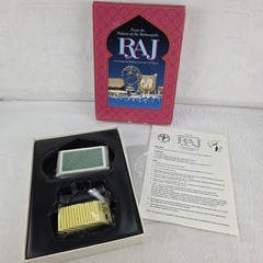 Vintage 1995 Raj Board Game Winning Moves Complete Bidding Game India Theme