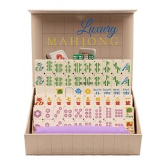 American Floating Mahjong Tile Set 160 Tiles Pool Ready Bag Dice Free Shipping