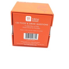 Food Drink Trivia Card Game Adult 120 Questions Educational Party Entertainment