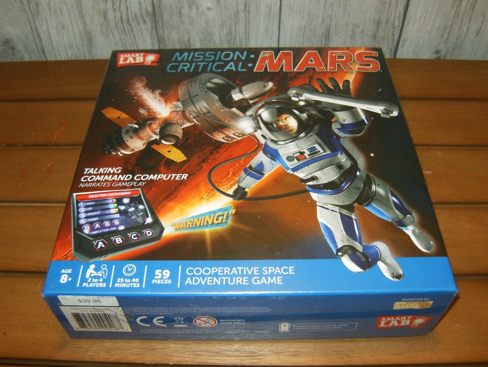 Mission Critical Mars Cooperative Space Adventure Game Talking Computer