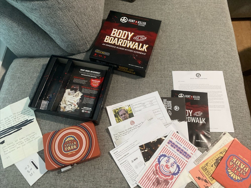 Hunt A Killer Body On The Boardwalk, Immersive Murder Mystery Game