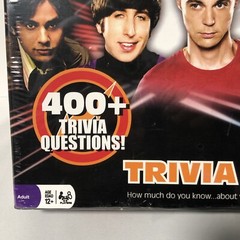 The Big Bang Theory Trivia Game 400+ Trivia Questions NIB Cardinal 2-8 Players