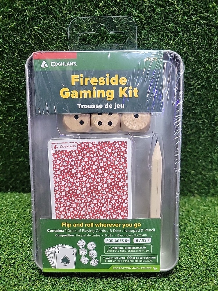 Coghlan’s Fireside Gaming Kit Portable Travel Board Game Set