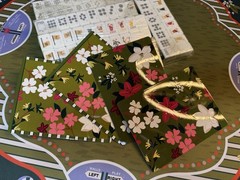 Luxury American Mahjong Set | Green Stripe Tiles + Golf Playing Mat | New